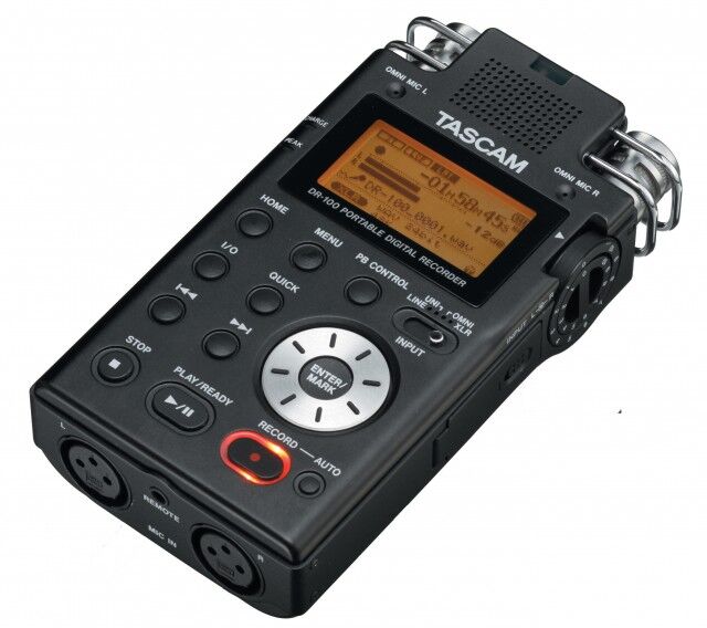 PORTABLE DIGITAL RECORDER TASCAM DR100 WITH 2GB SD CARD apex catalogue