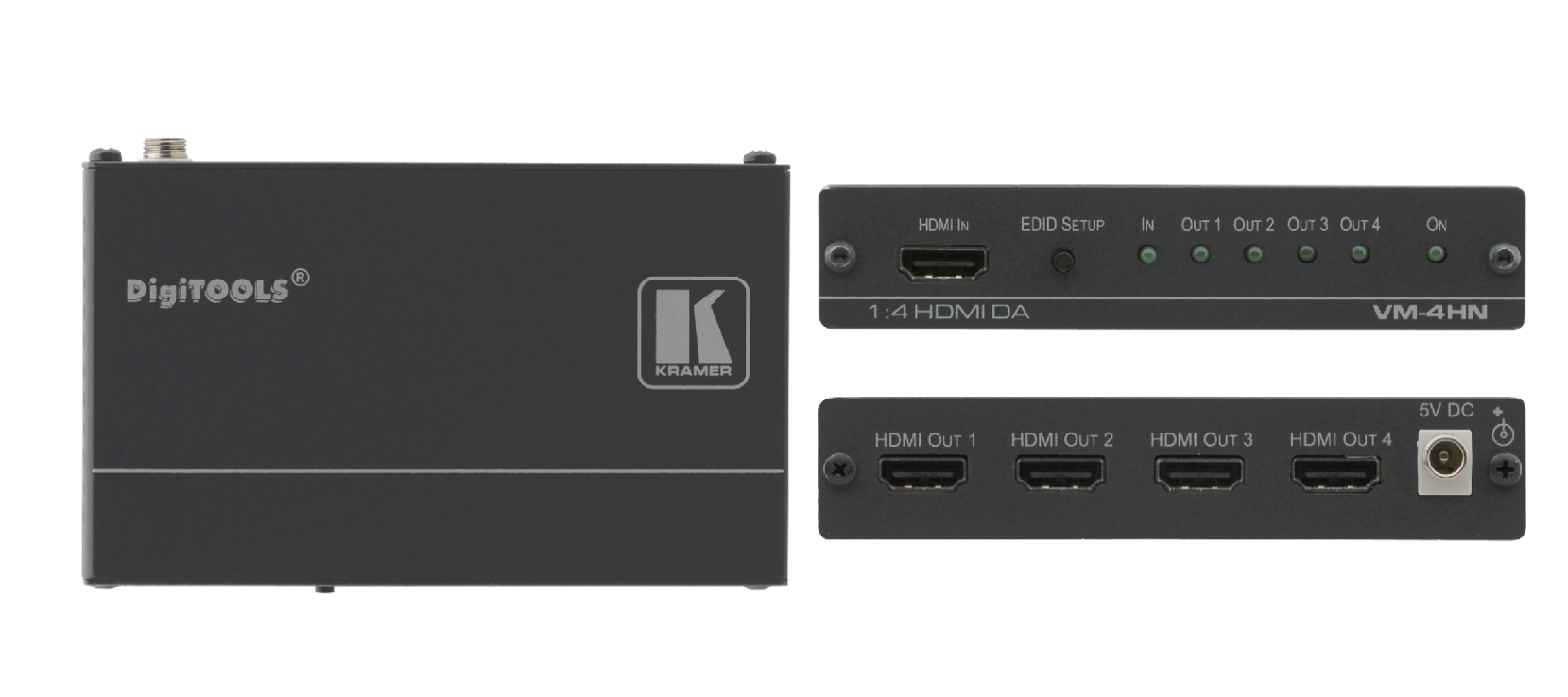 SPLITTER / BOOSTER KRAMER VM4 HN/UHD 4K 1 IN / 4 OUT HDMI apex catalogue