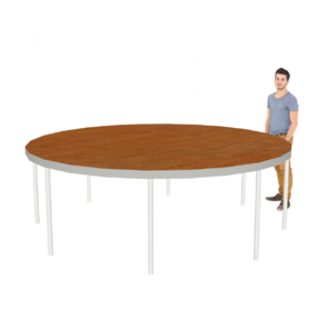 ROUND STAGE OUTDOOR DIAMETER 3 METERS (4 ROUND ELEMENTS) - Image 2