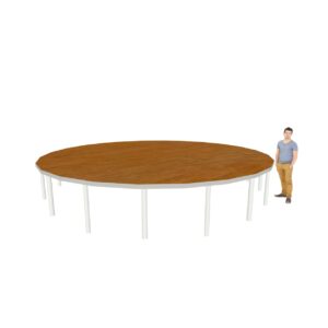 ROUND STAGE  DIAMETER 6 METERS (8 ROUND ELEMENTS) - Image 2