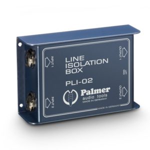 LINE ISOLATION BOX COMBO/XLR 2 CHANNEL PALMER  PLI-02