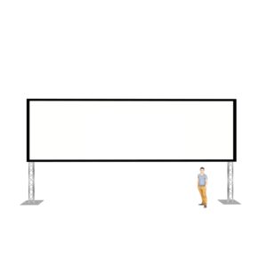 PROJECTION SCREEN 10 X 3M ( FRONT )