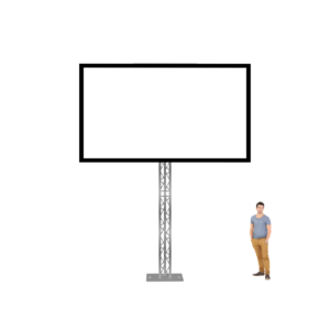 CASE WITH PROJECTION SCREEN 4.2 X 2.4 METER ( FRONT & RETRO ) 16:9