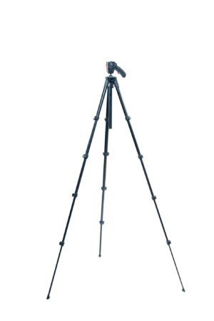 TRIPOD MANFROTTO MT055 WITH FLUID HEAD FOR CAMERA